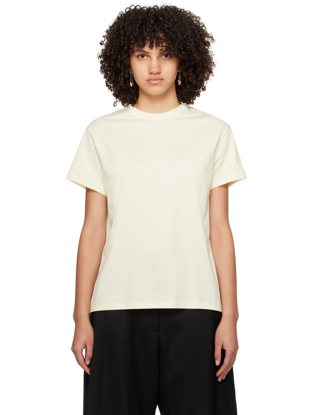 SSENSE Exclusive Off White Marine T-Shirt - 1