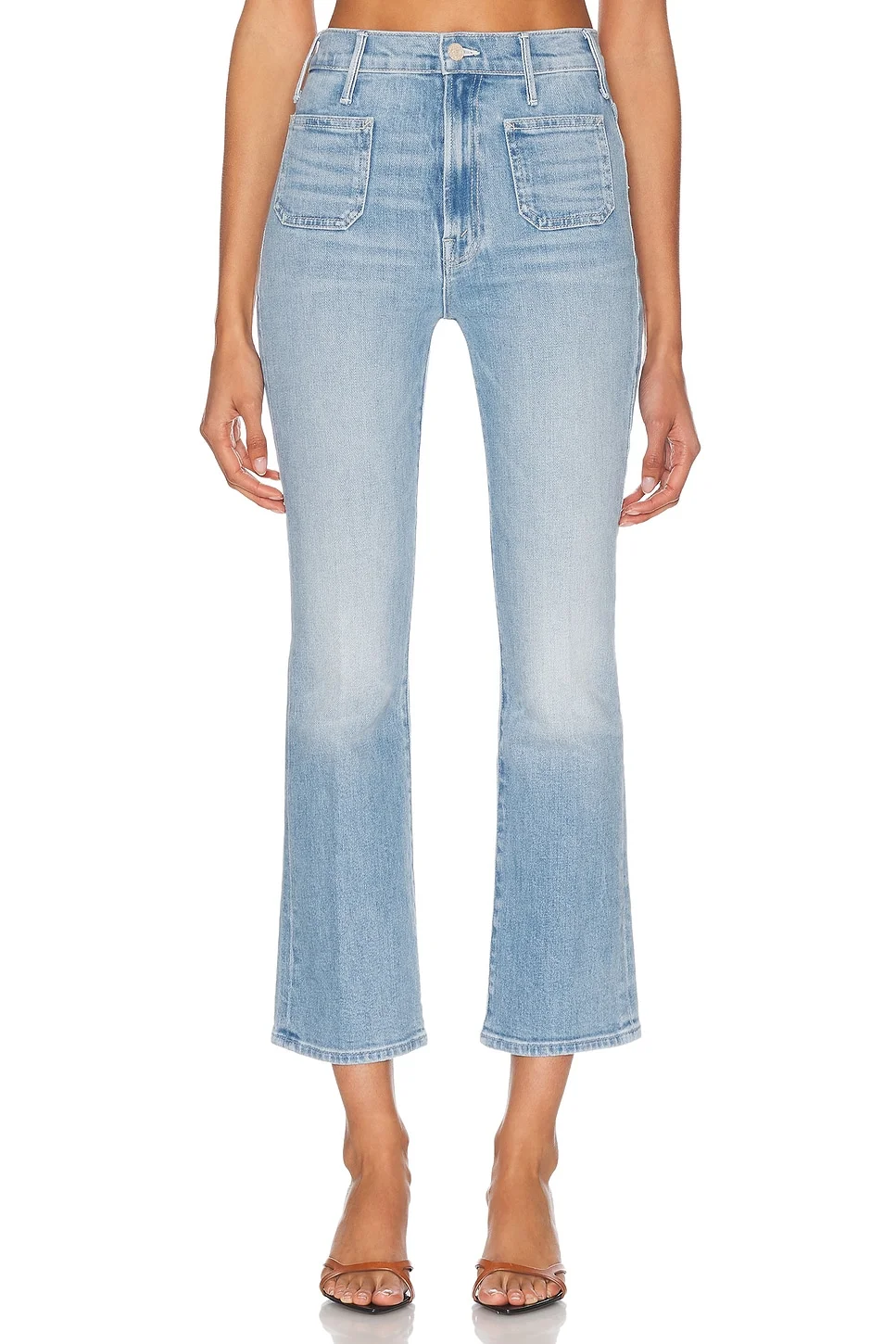 The Hustler Patch Pocket Ankle Jeans - 1