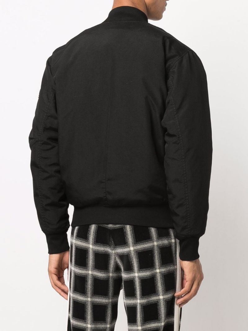 quilted-lining bomber jacket - 4