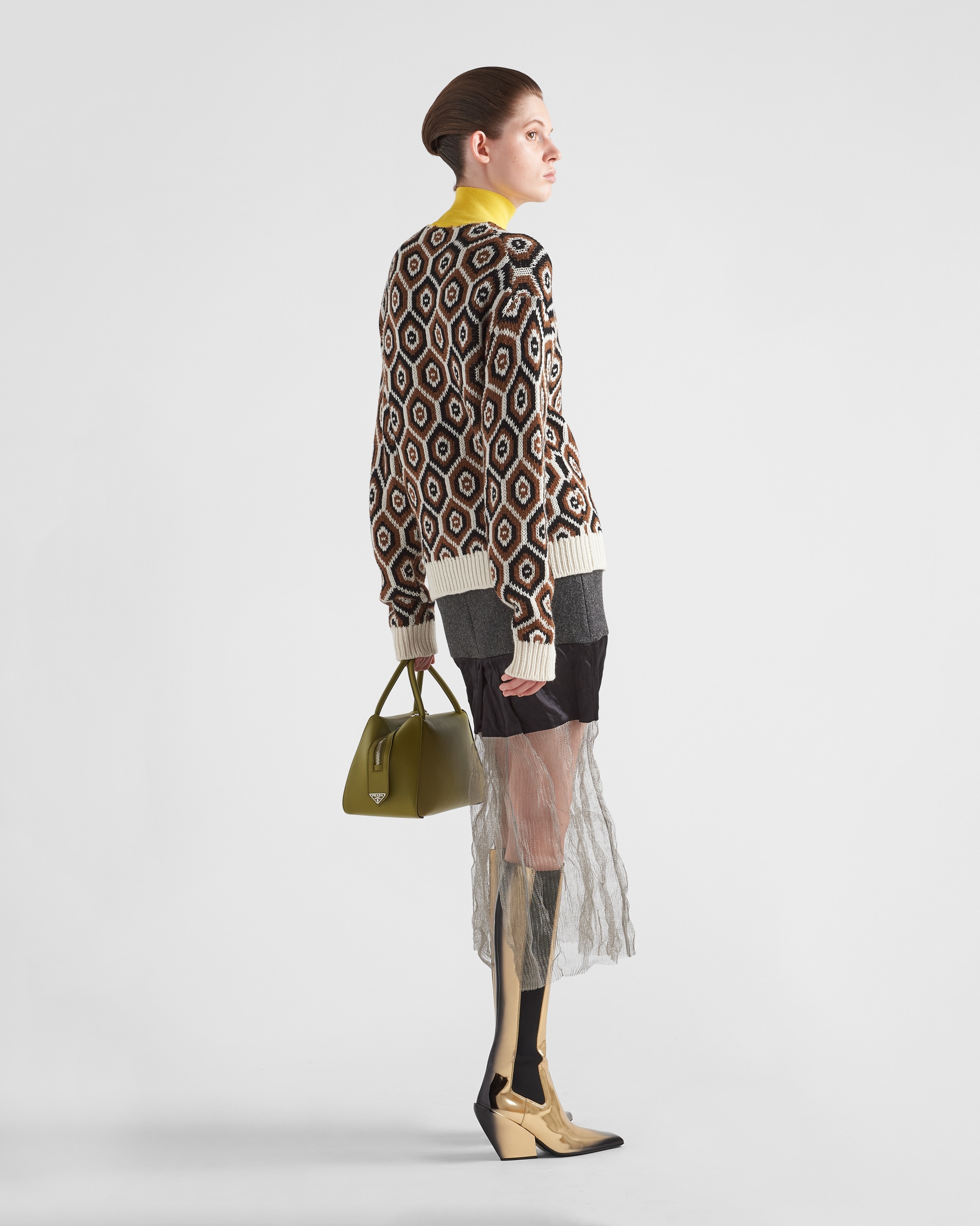 Cashmere and wool turtleneck sweater - 5