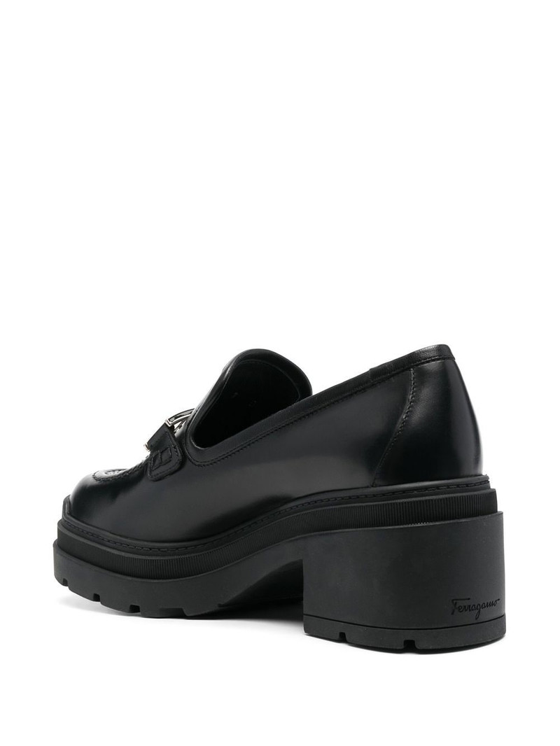 Vara Chain leather 40mm loafers 3