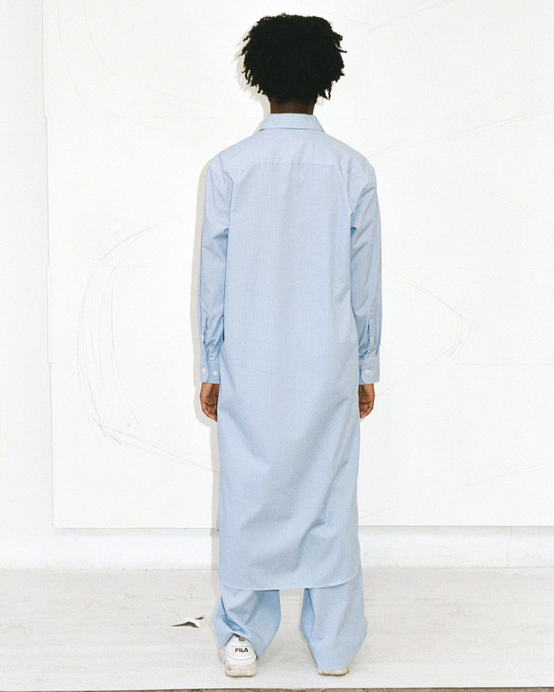 BASERANGE Ole Shirt Dress - Organic Cotton Poplin outlook