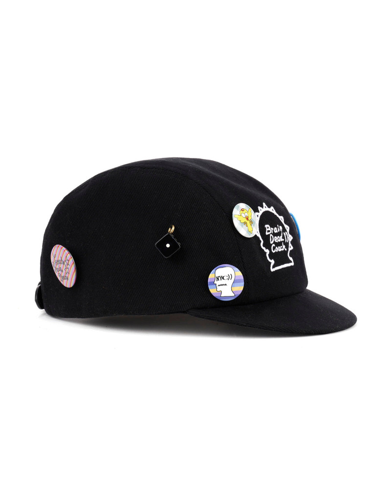 Brain Dead x Coach Biker Pin Hat - Black Multi 3