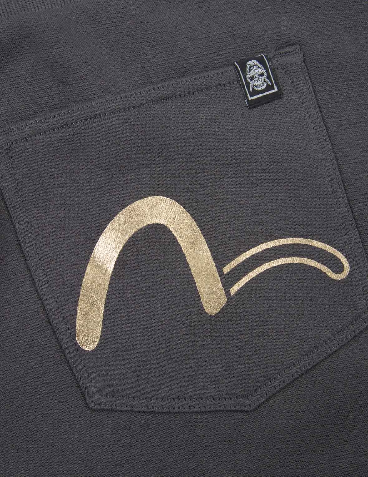 Seagull Print Pocket Sweat Shorts - 16