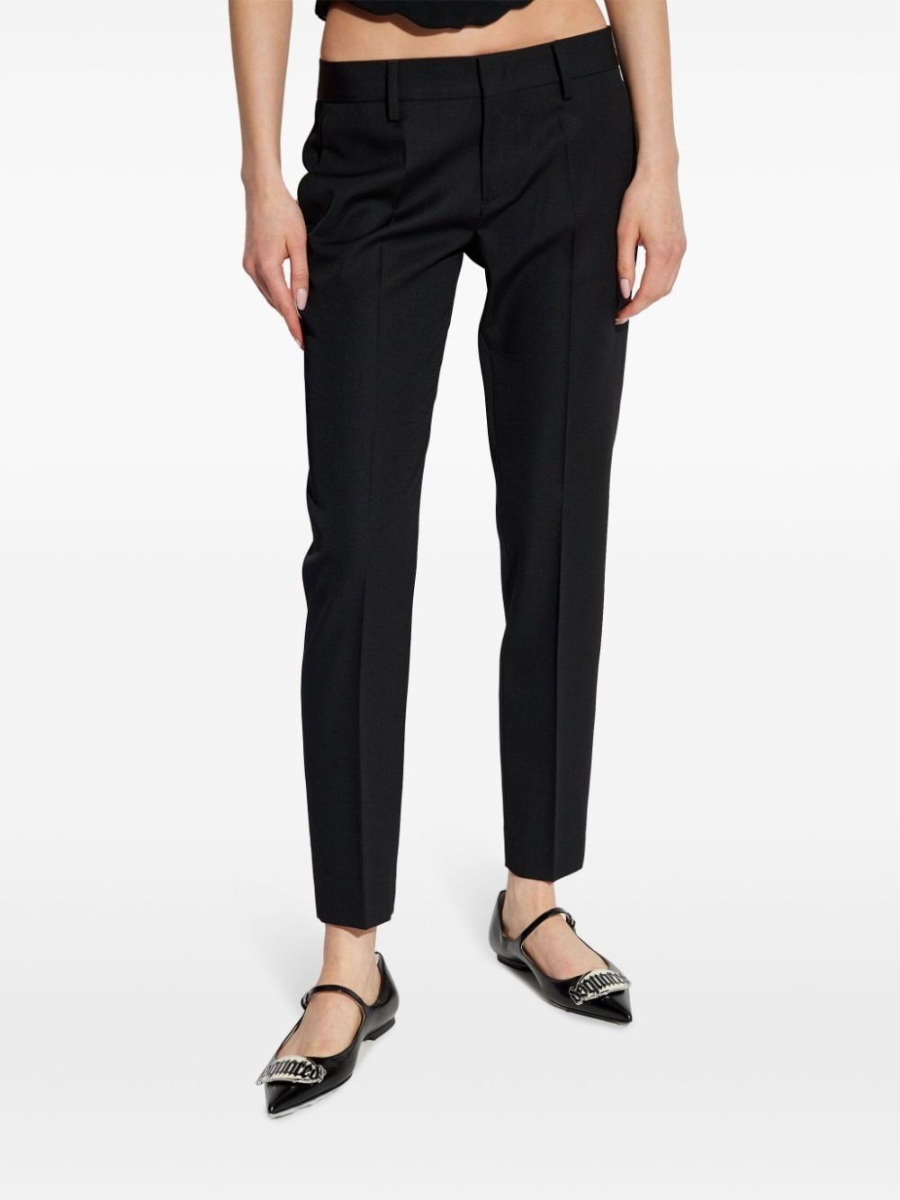 straight-leg tailored trousers - 3