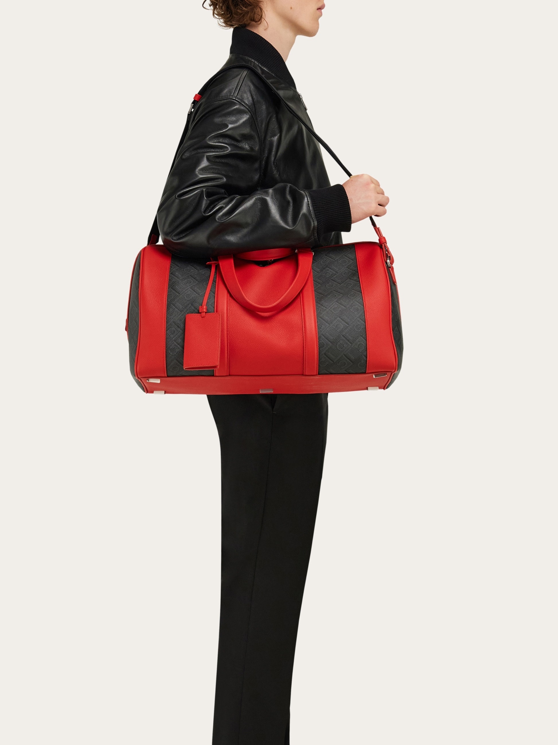 Bicolor duffel bag - 3