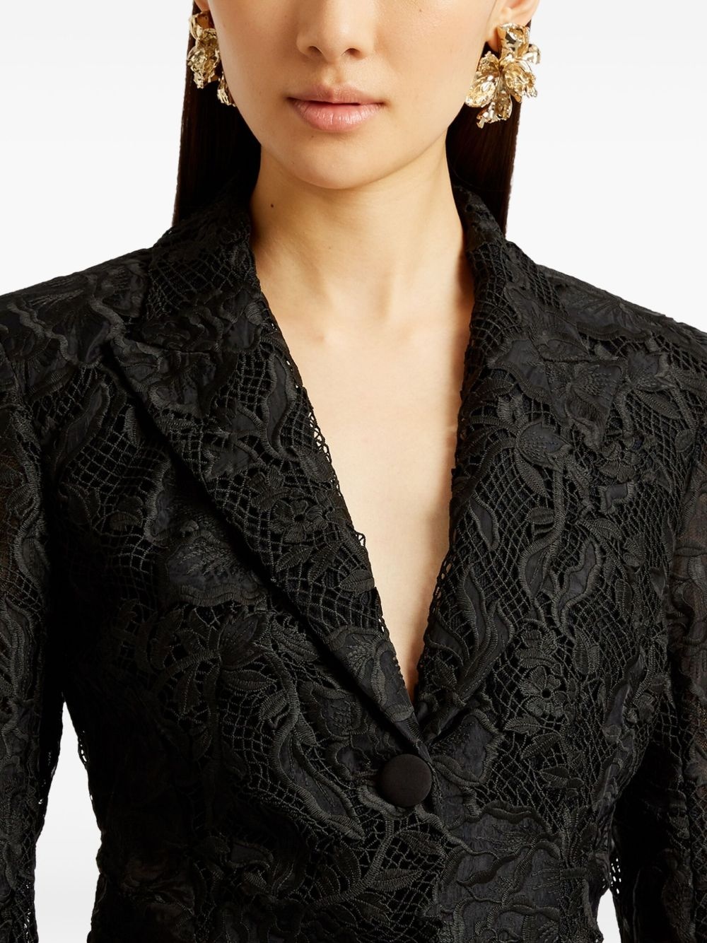 single-breasted blazer - 6