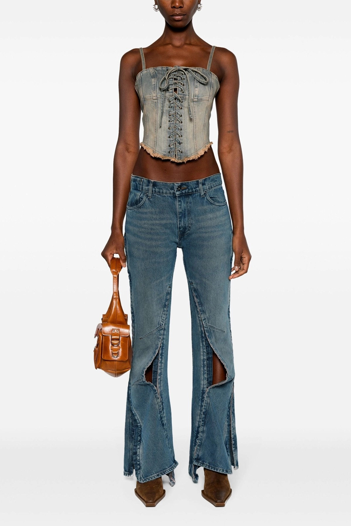 'Evergreen Hook and Eye' jeans - 2