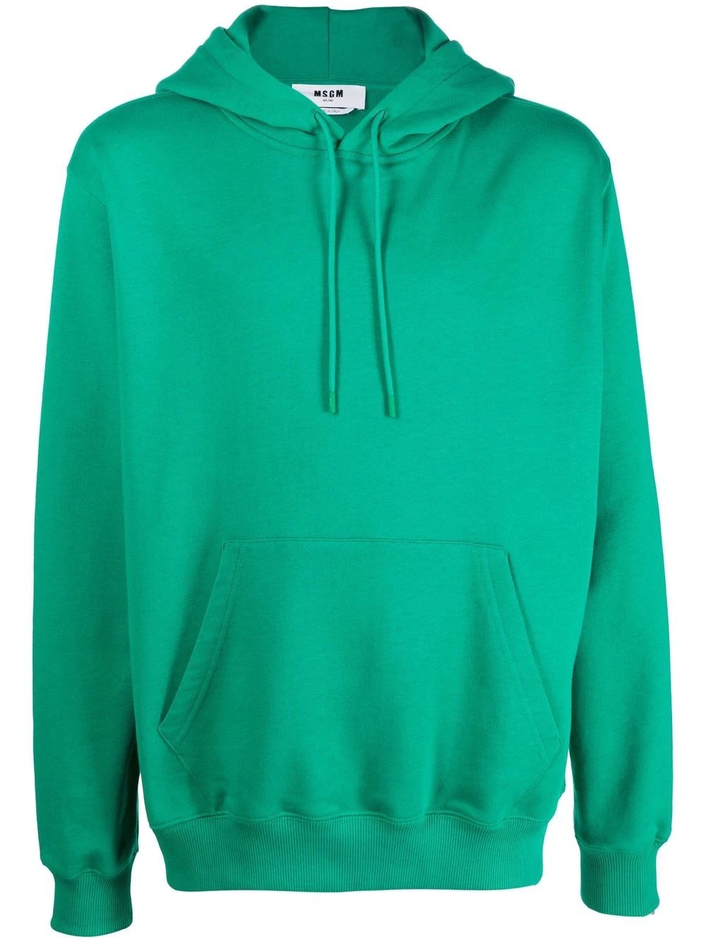 drawstring-fastening logo-print hoodie - 1