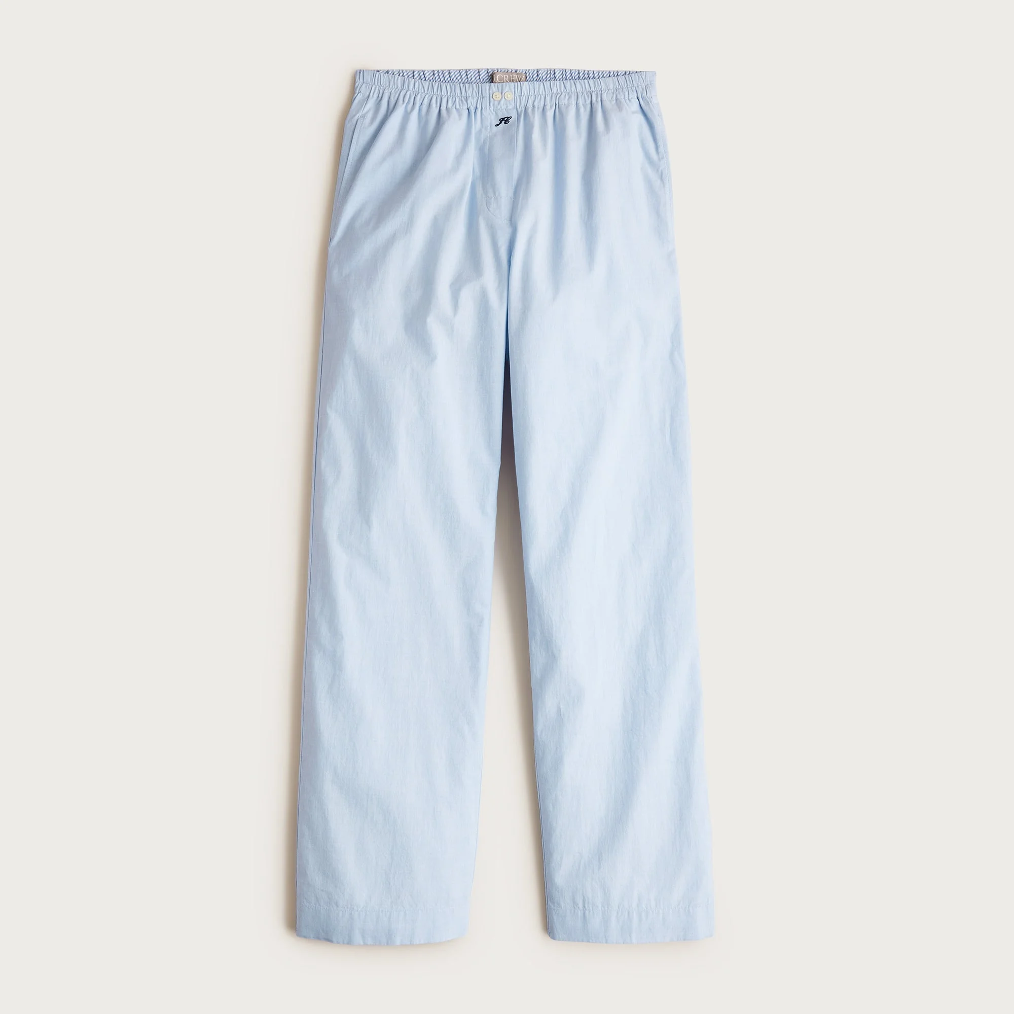 Classic pajama pant in end-on-end cotton - 1
