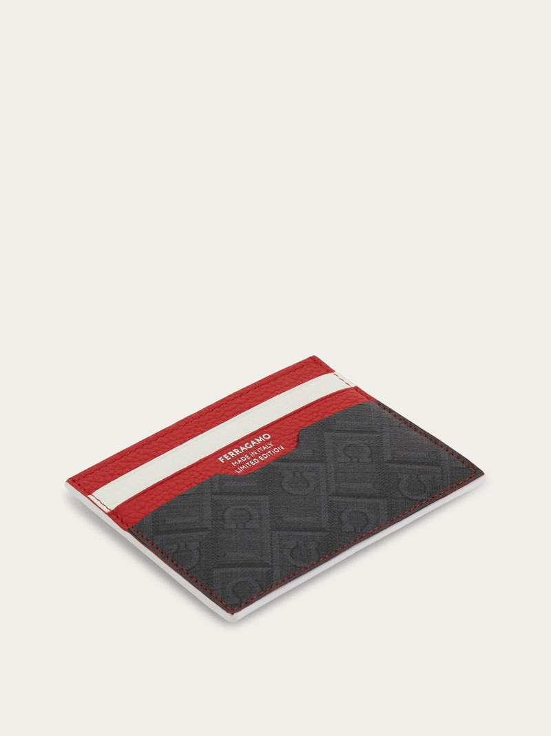 FERRAGAMO Ferragamo Monogram credit card holder - Sport Capsule outlook