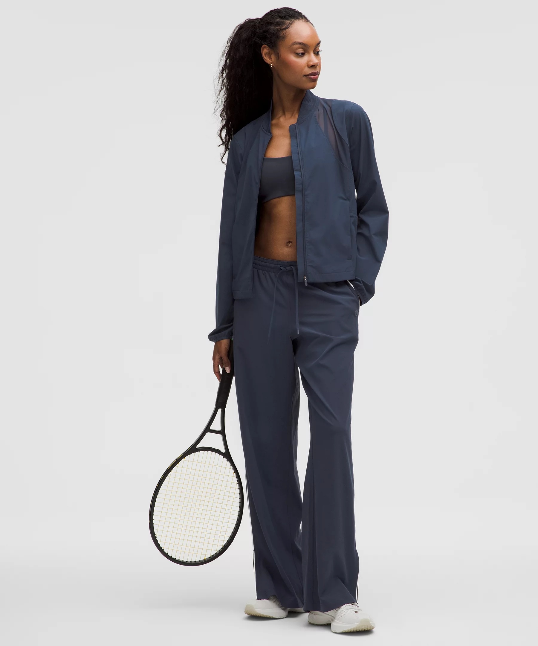 Mesh-Ventilated Tennis Jacket - 8