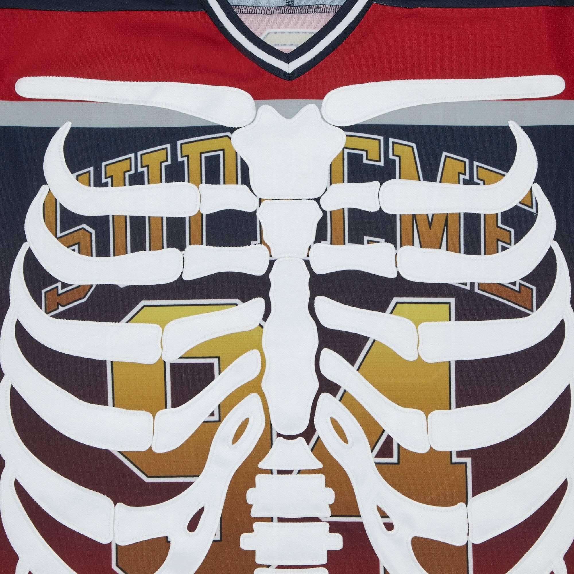 Supreme シュプリーム 23AW Bones Hockey Jersey Supreme Bones Hockey Jersey (FW23) - $148