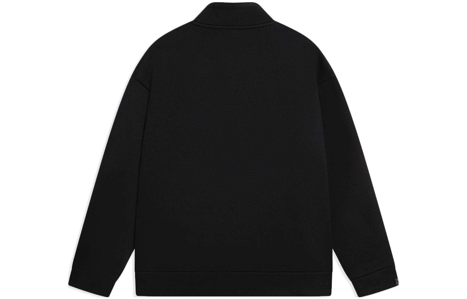 Li-Ning Way Of Wade Logo Full Zip Fleece Jacket 'Black' AWDSC47-1 - 2