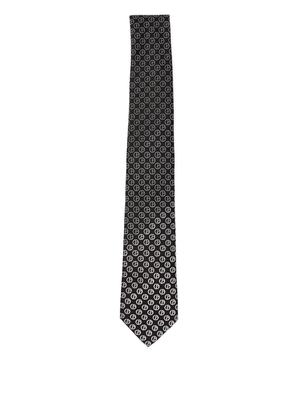 MONOGRAM SILK TIE - 1