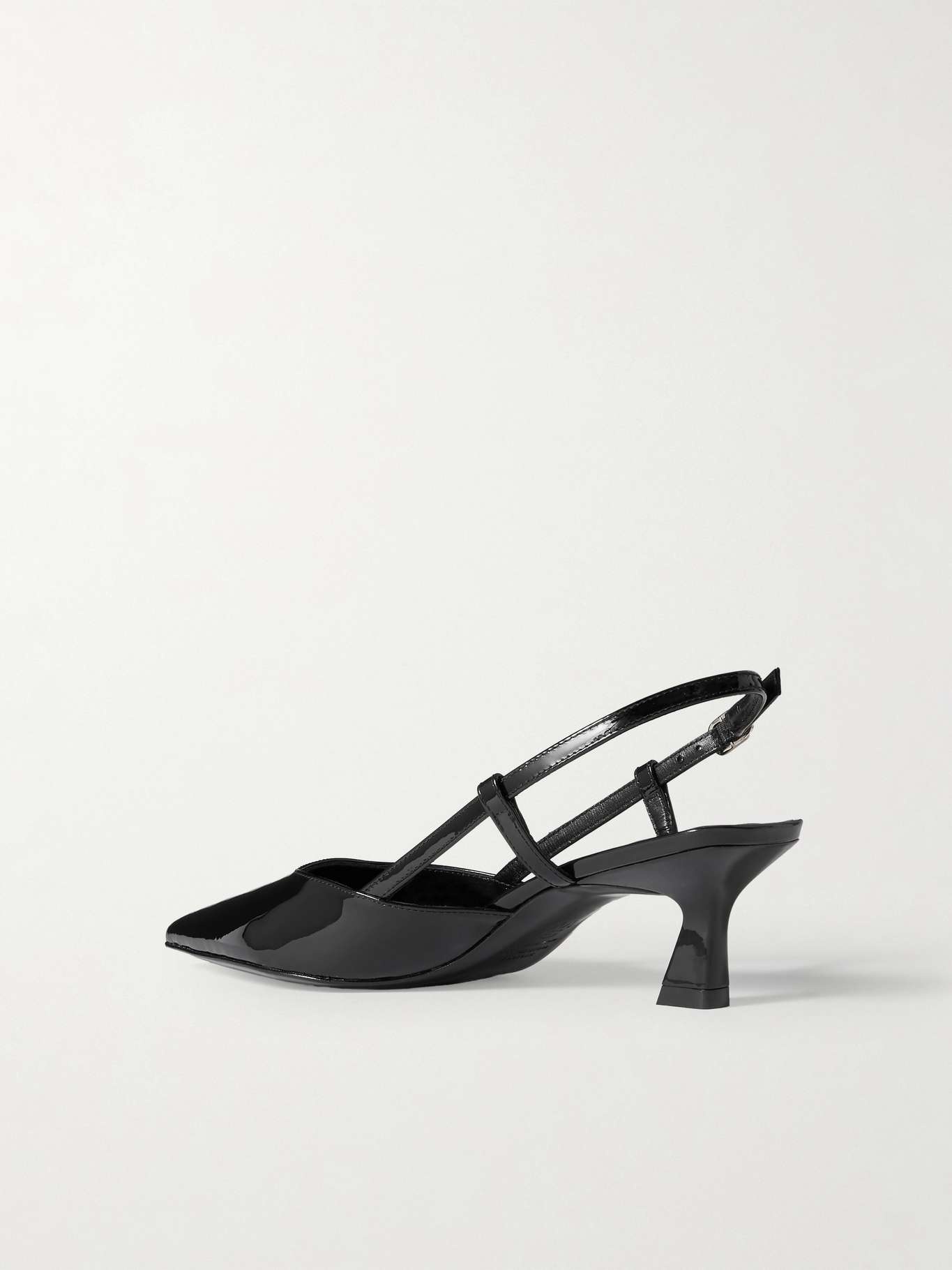 Vinnie patent-leather slingback pumps - 3