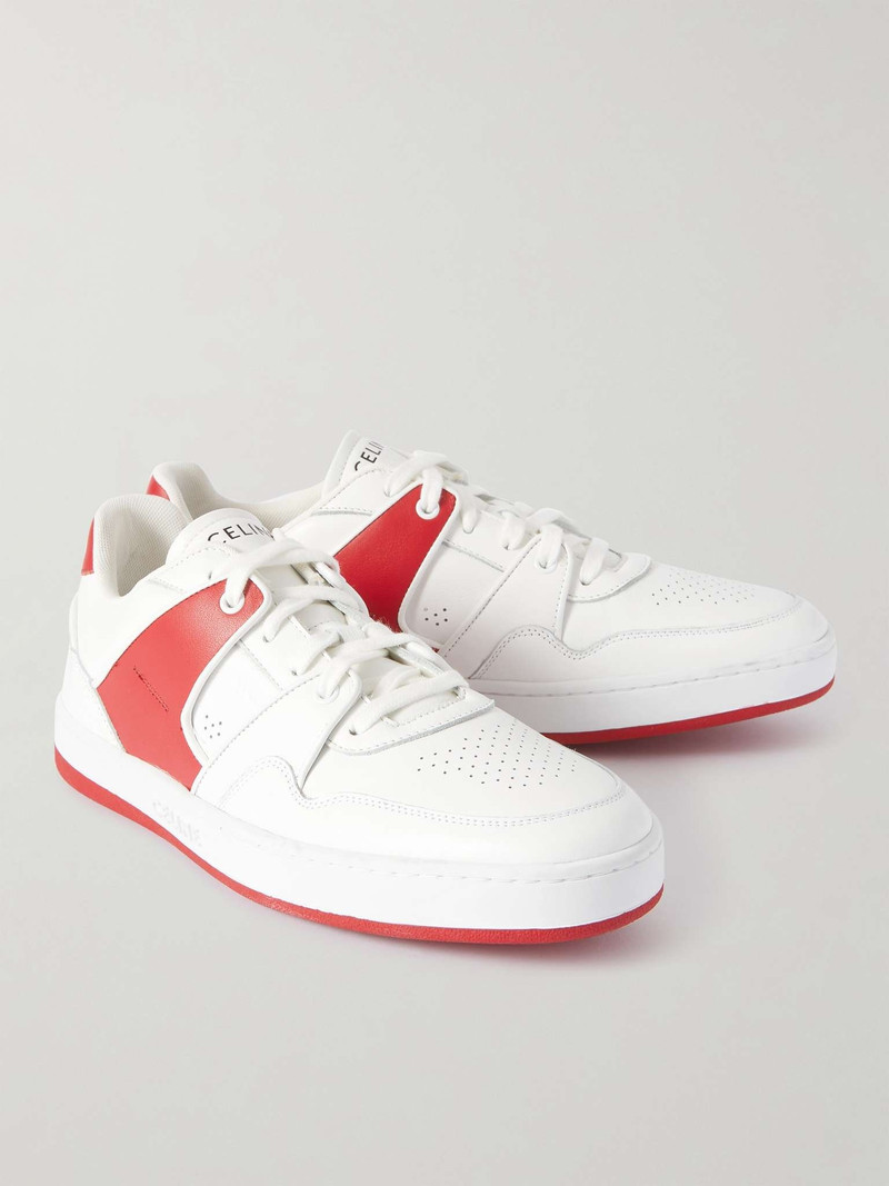 Two-Tone Leather Sneakers 4