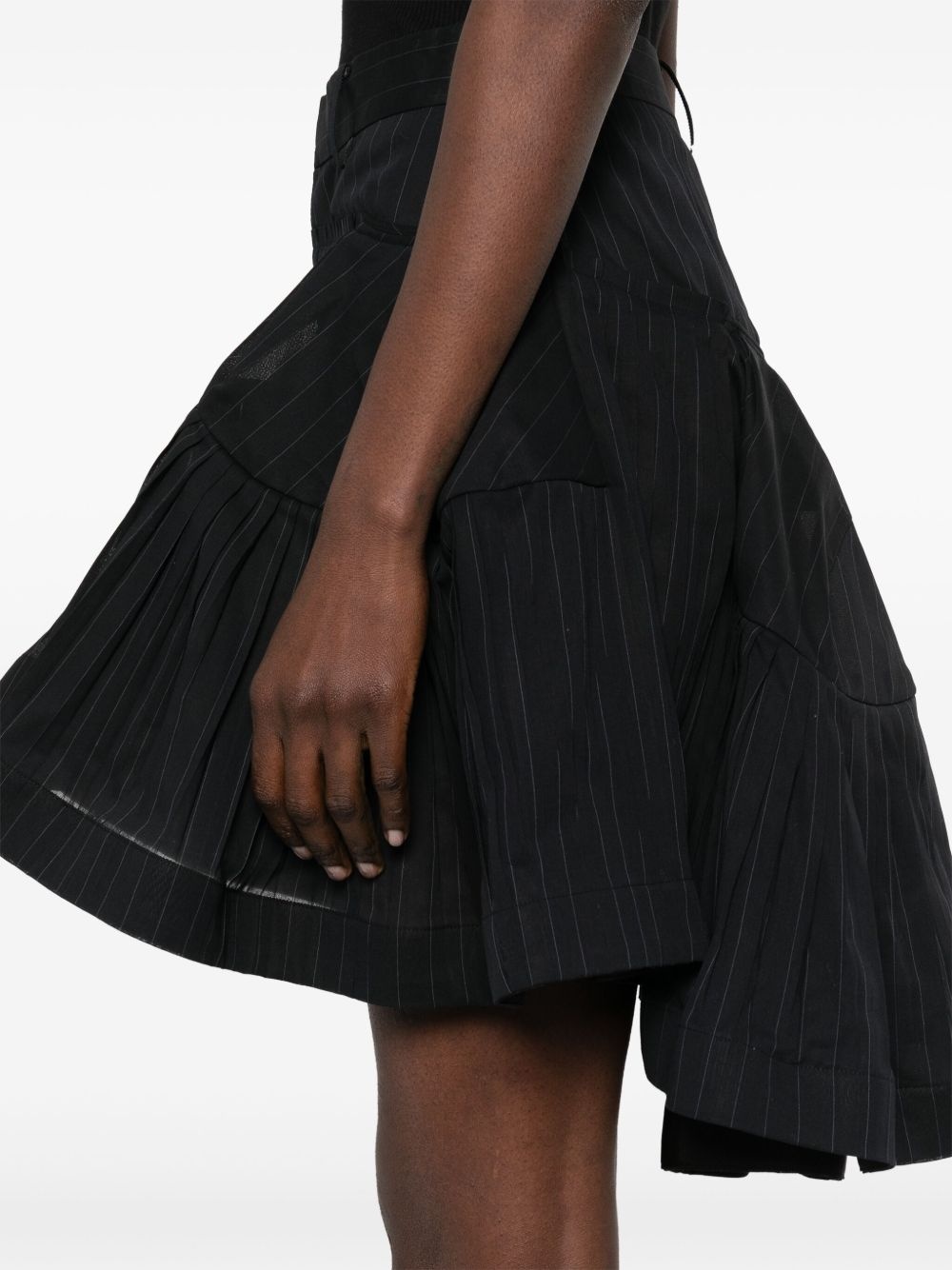 pinstriped mini skirt - 5