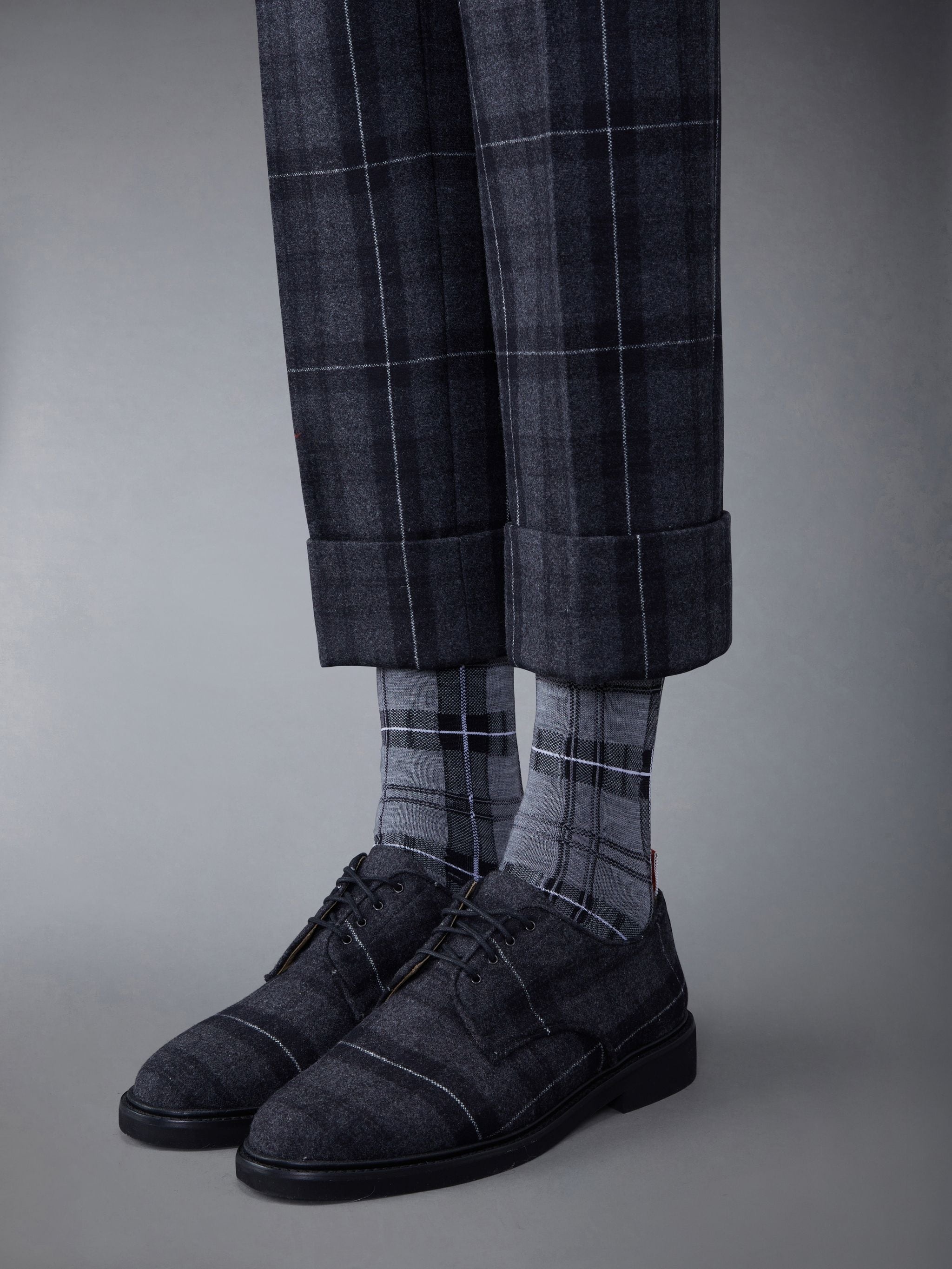Tartan Flannel Micro Sole Uniform Sole - 4