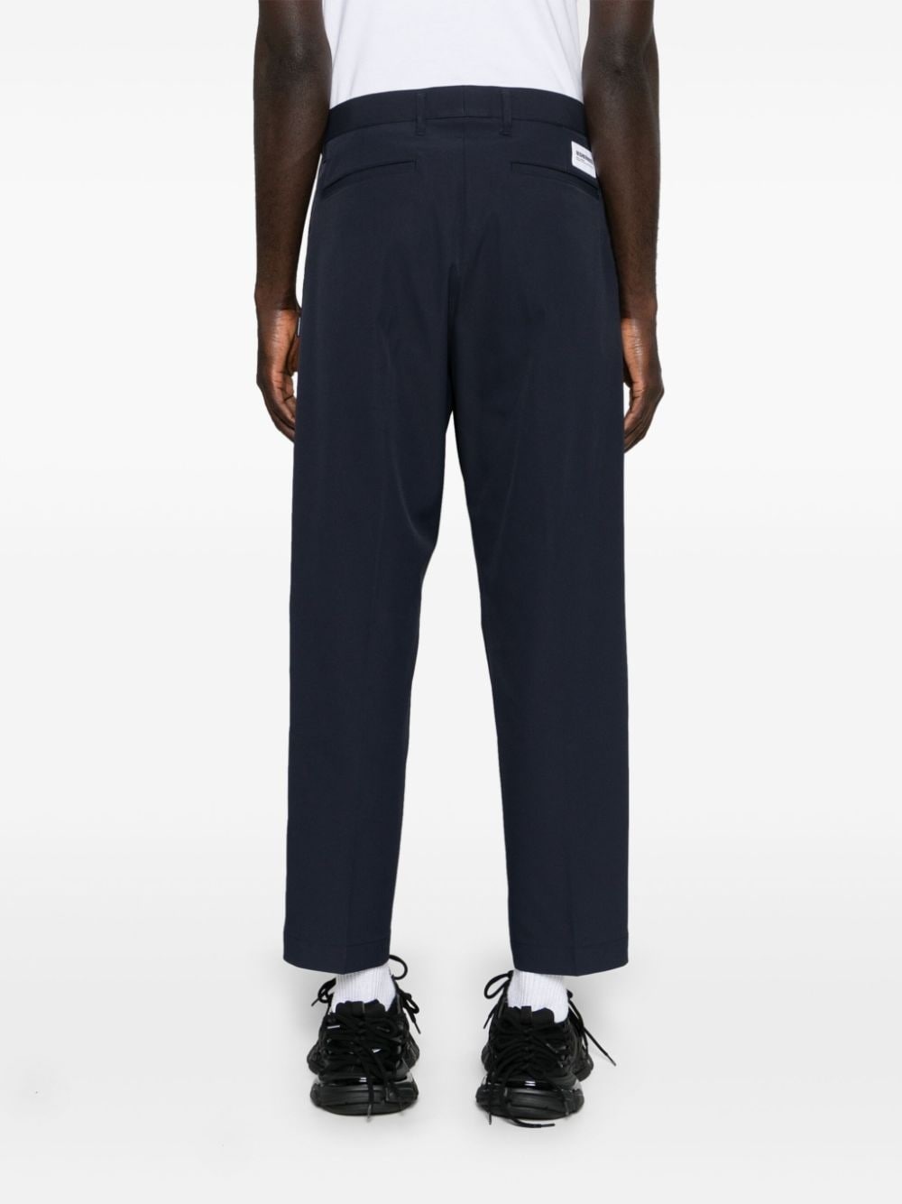 straight-leg chino trousers - 4