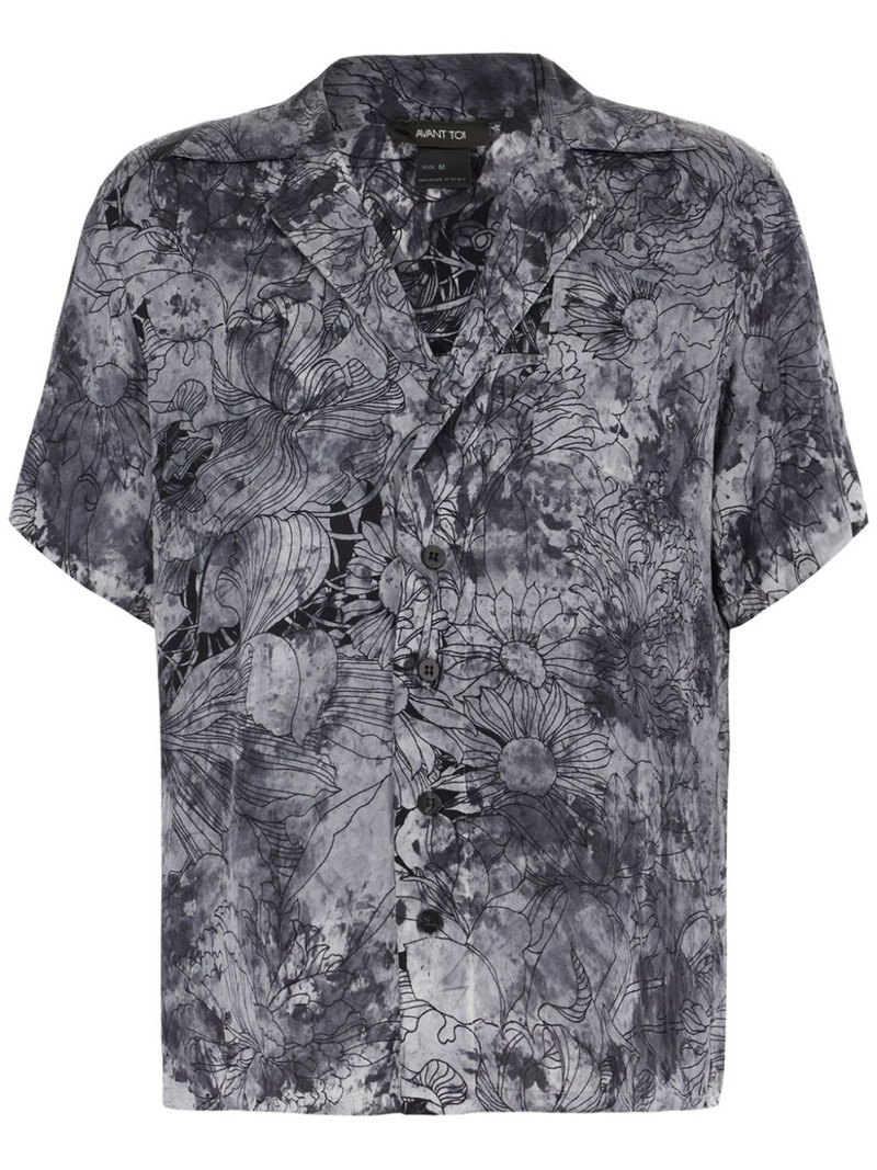 floral-print shirt 1