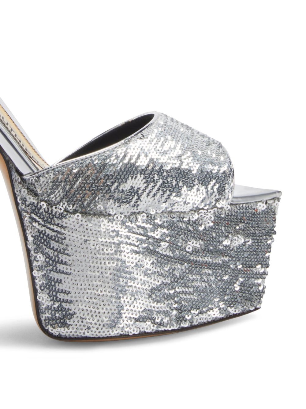 160mm sequin-embellished sandals - 4
