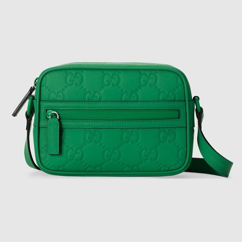 GG rubber-effect mini shoulder bag 1