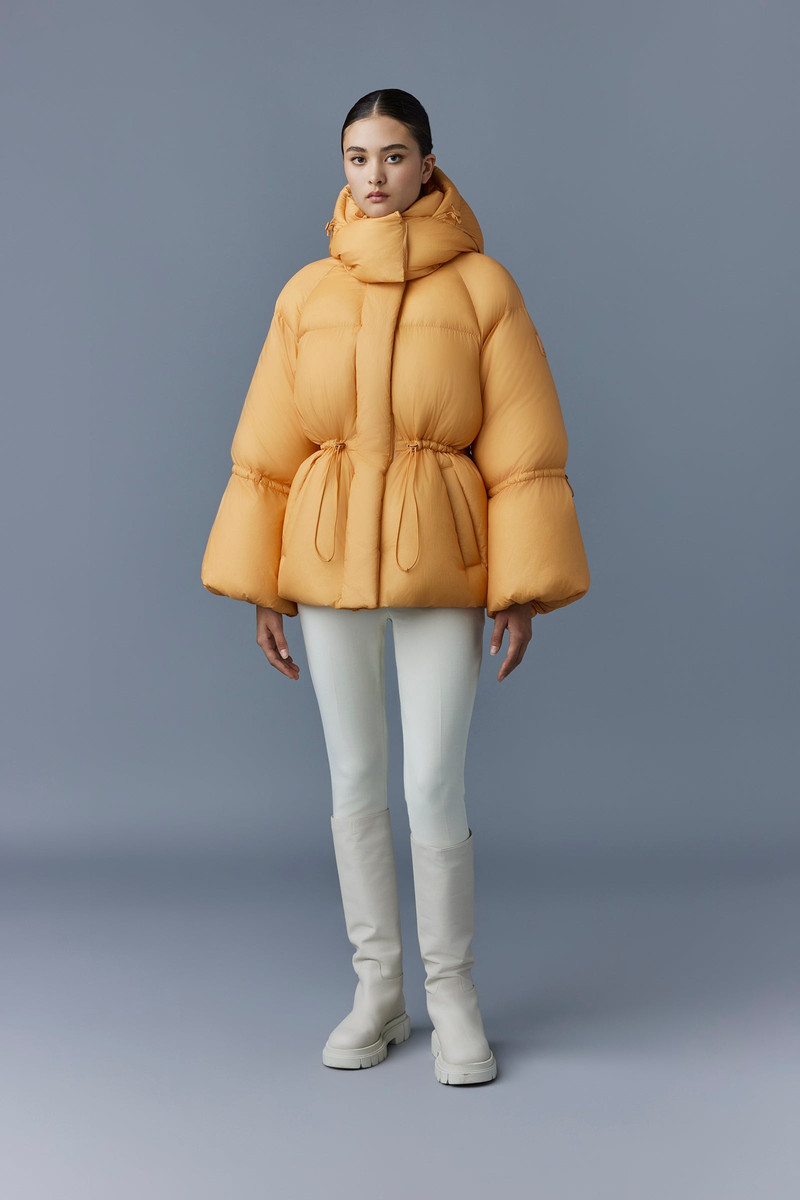MACKAGE LEONE 2-in-1 down jacket with removable hood outlook