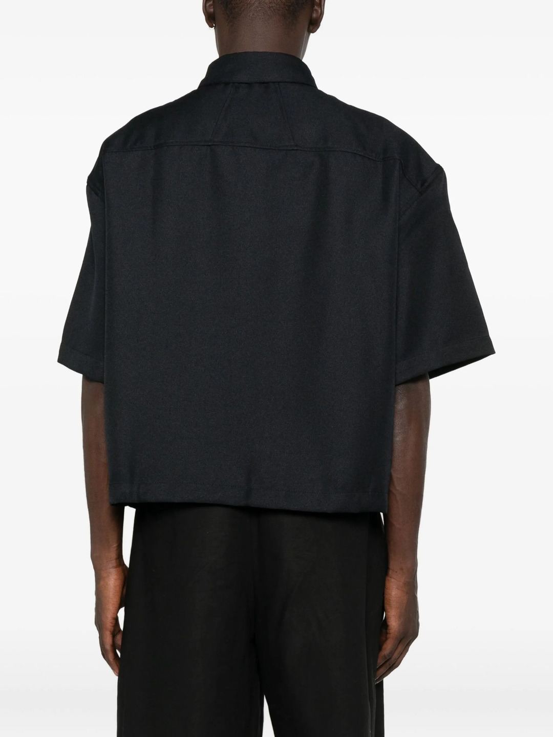 Center Logo Button Up Shirt - 4