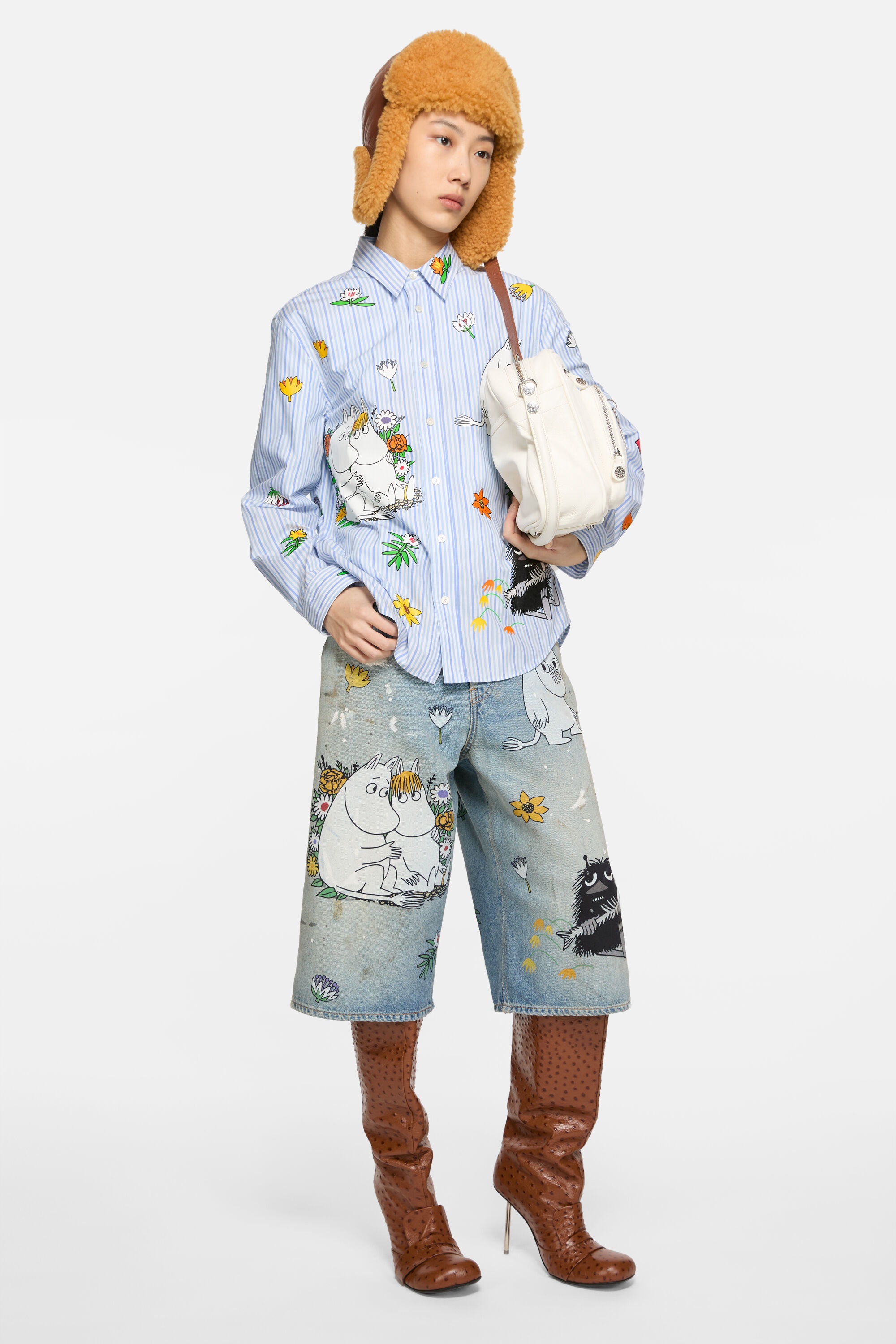 Shirt Acne Studios x Moomin - White/blue - 2