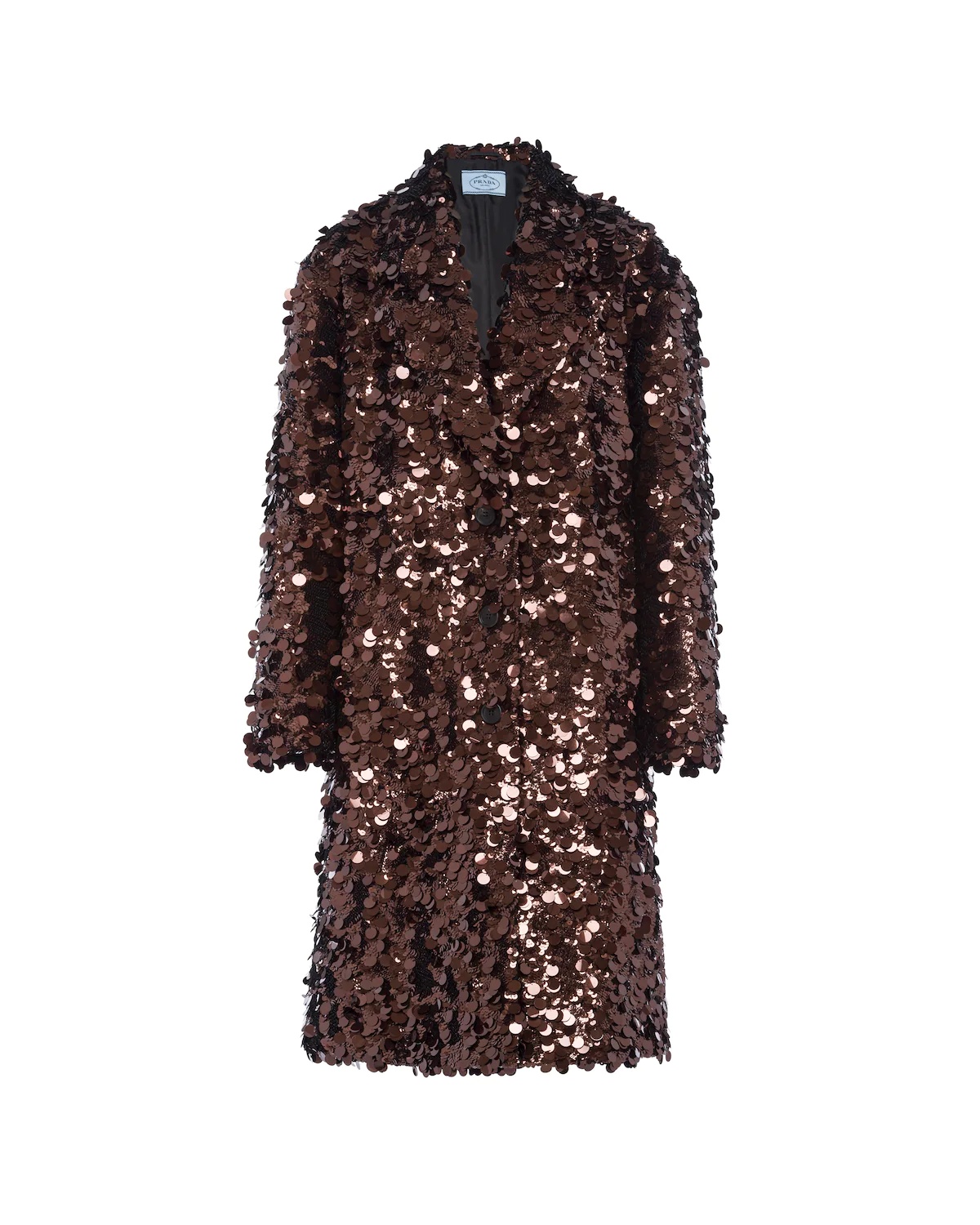 Sequin embroidered coat - 1