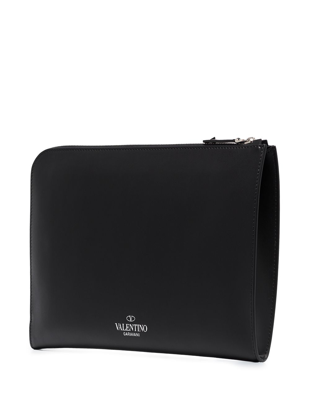 VLTN logo leather pouch - 3