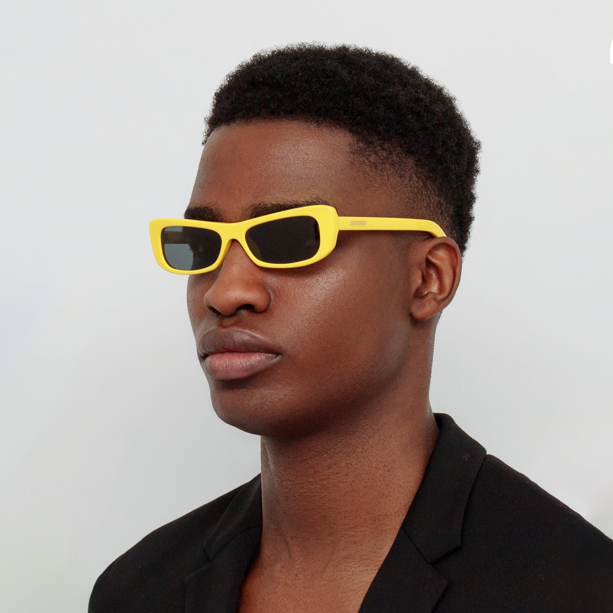 Capri Rectangular Sunglasses in Celadine - 6