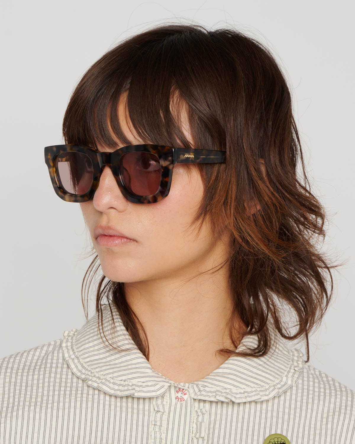 Elia Post Modern Primitive Eye Protection - Brown Tortoise - 2