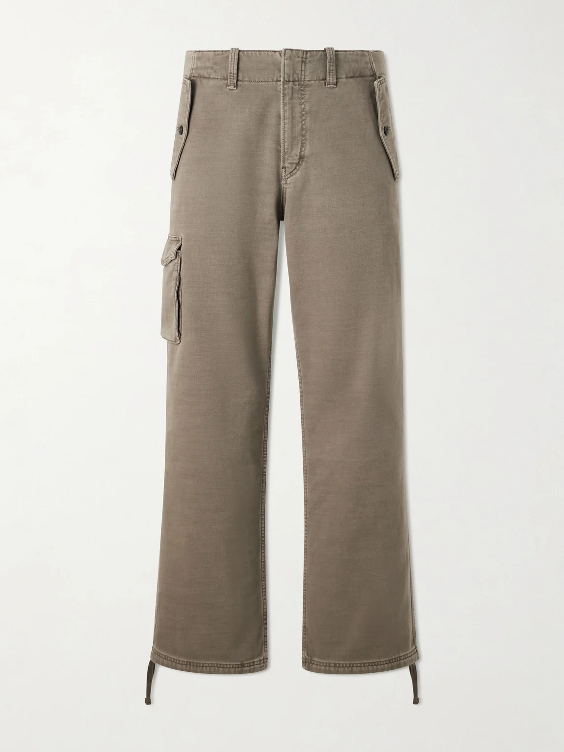 Monti Straight-Leg Cotton-Twill Trousers - 1