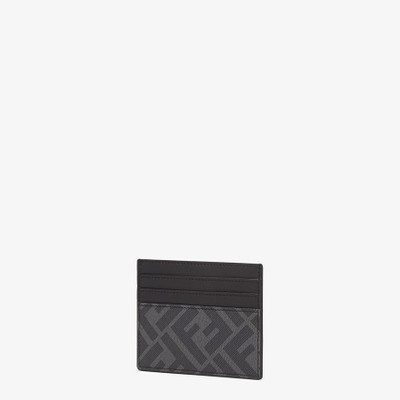 FENDI Gray fabric card holder outlook