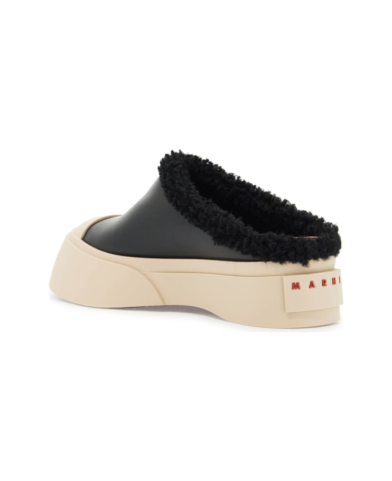 Pablo Leather And Shearling Clog - 3