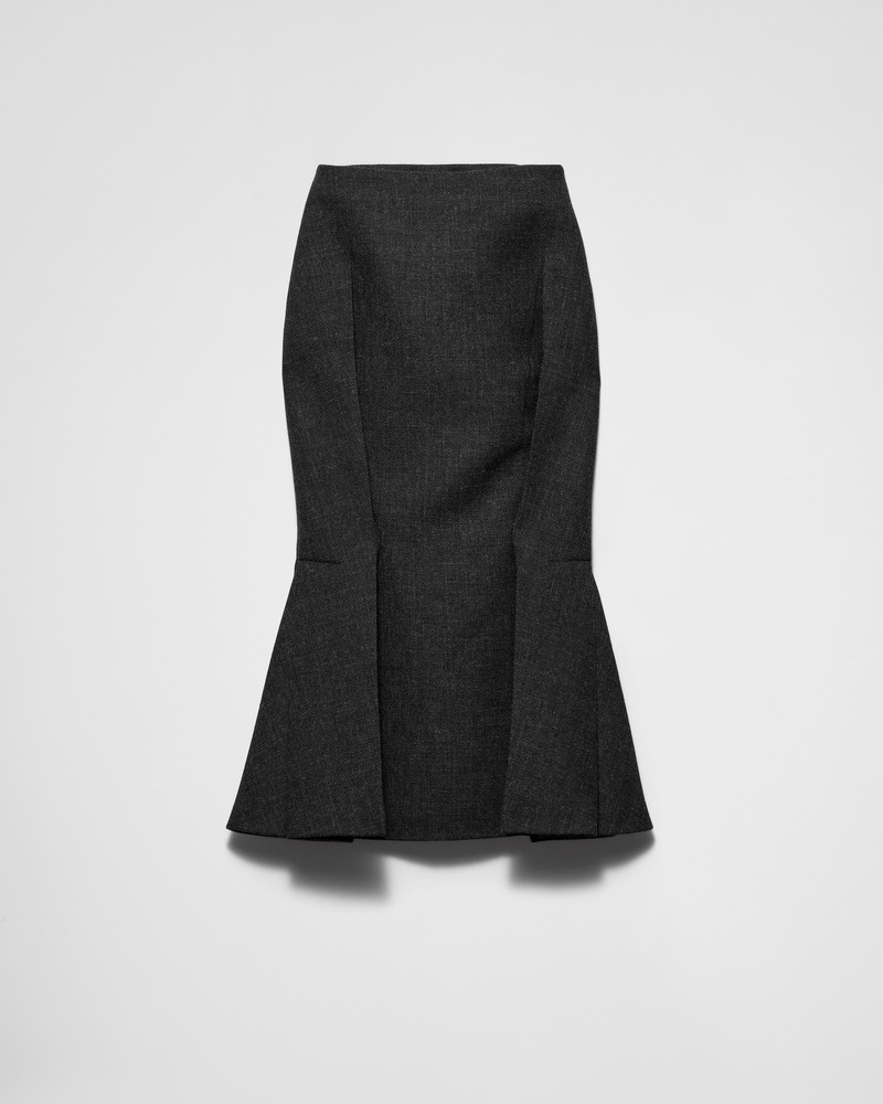 Charcoal 모직 스커트 1