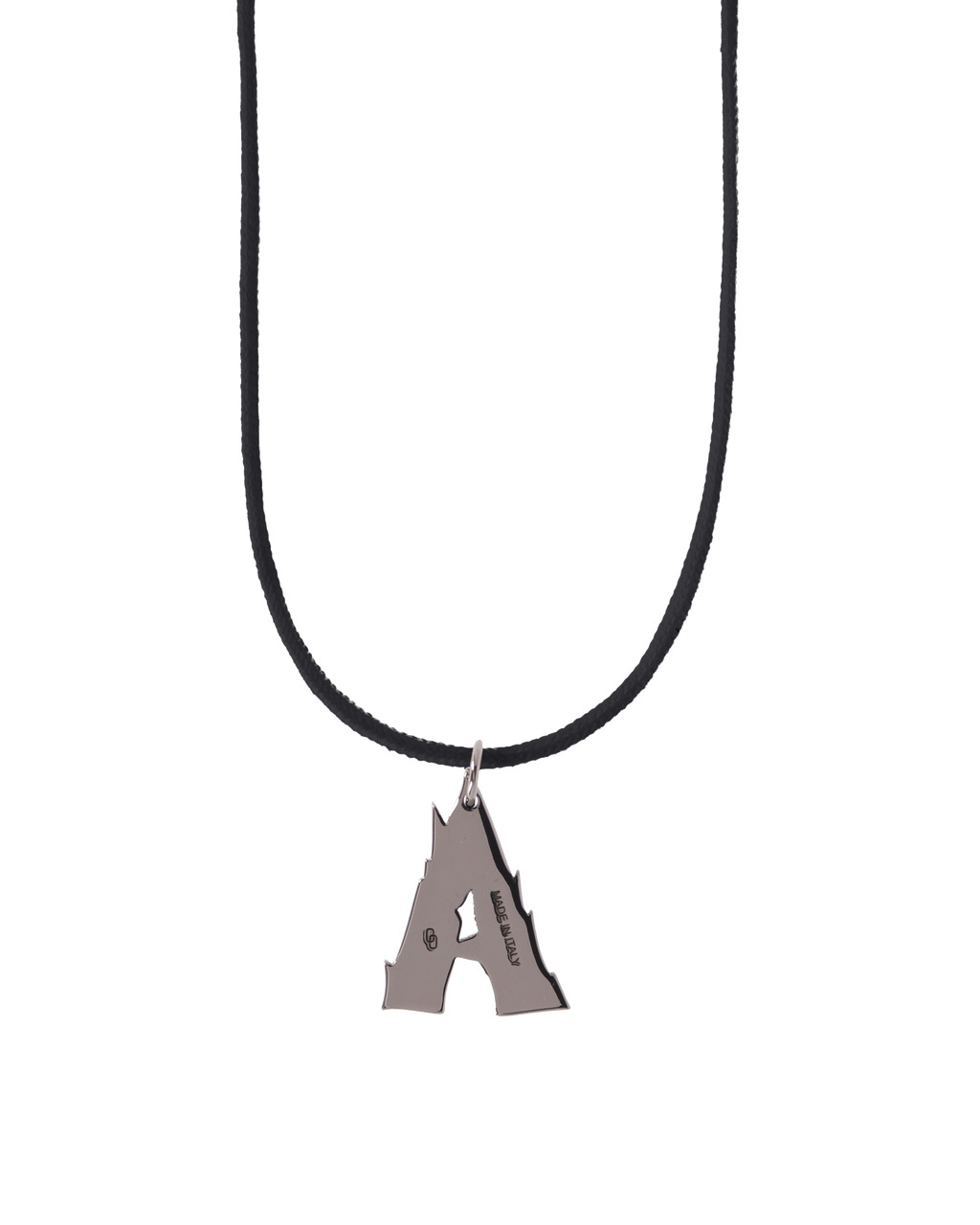 A LOGO CORD NECKLACE - 4