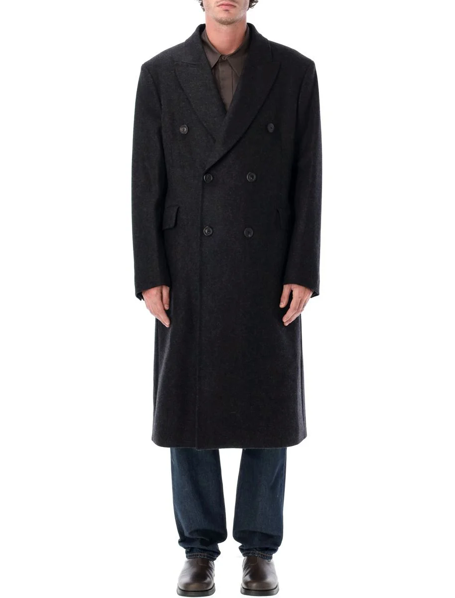 Our Legacy Wool Double-Breasted Coat - 1