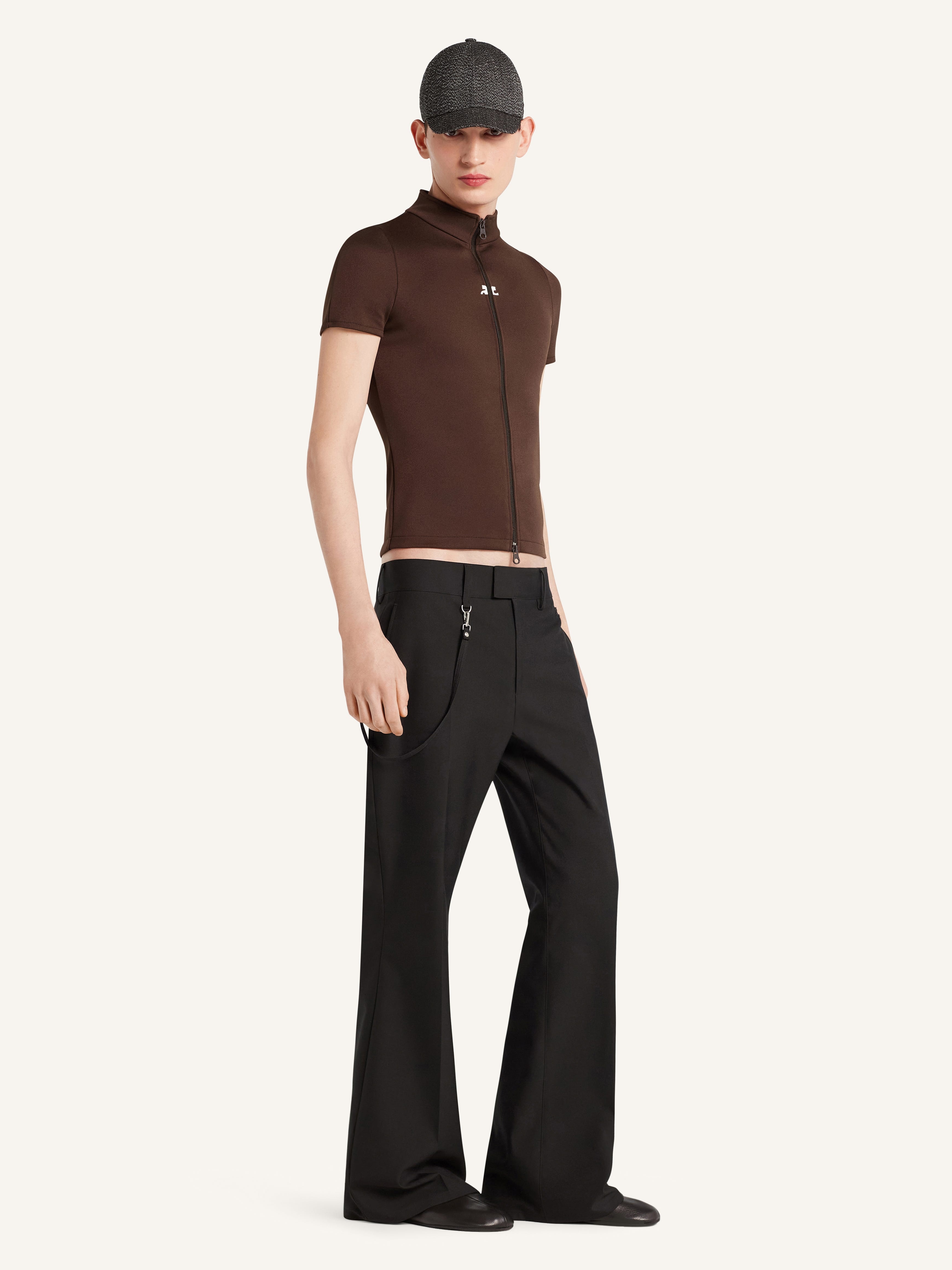 LIGHT TWILL BOOTCUT PANTS - 3