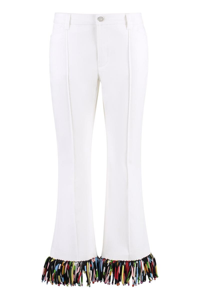 PUCCI CROPPED FLARED TROUSERS - 1