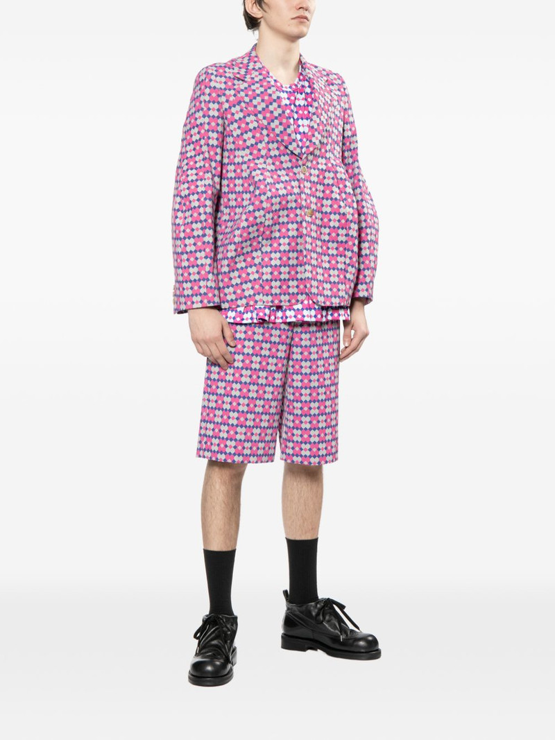 Comme des Garçons Homme Plus geometric-print T-shirt outlook