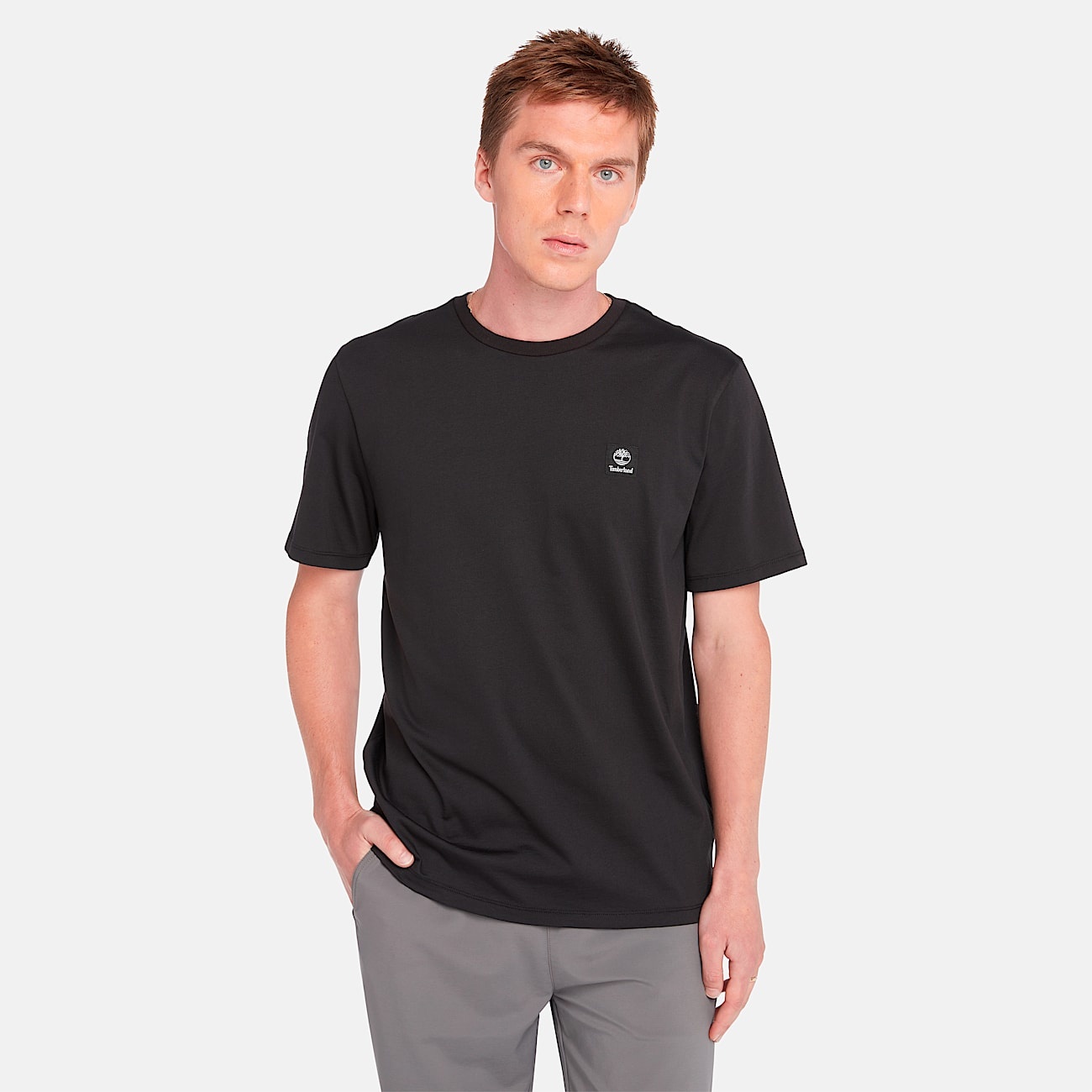 Short Sleeve Woven Badge T-Shirt - 4