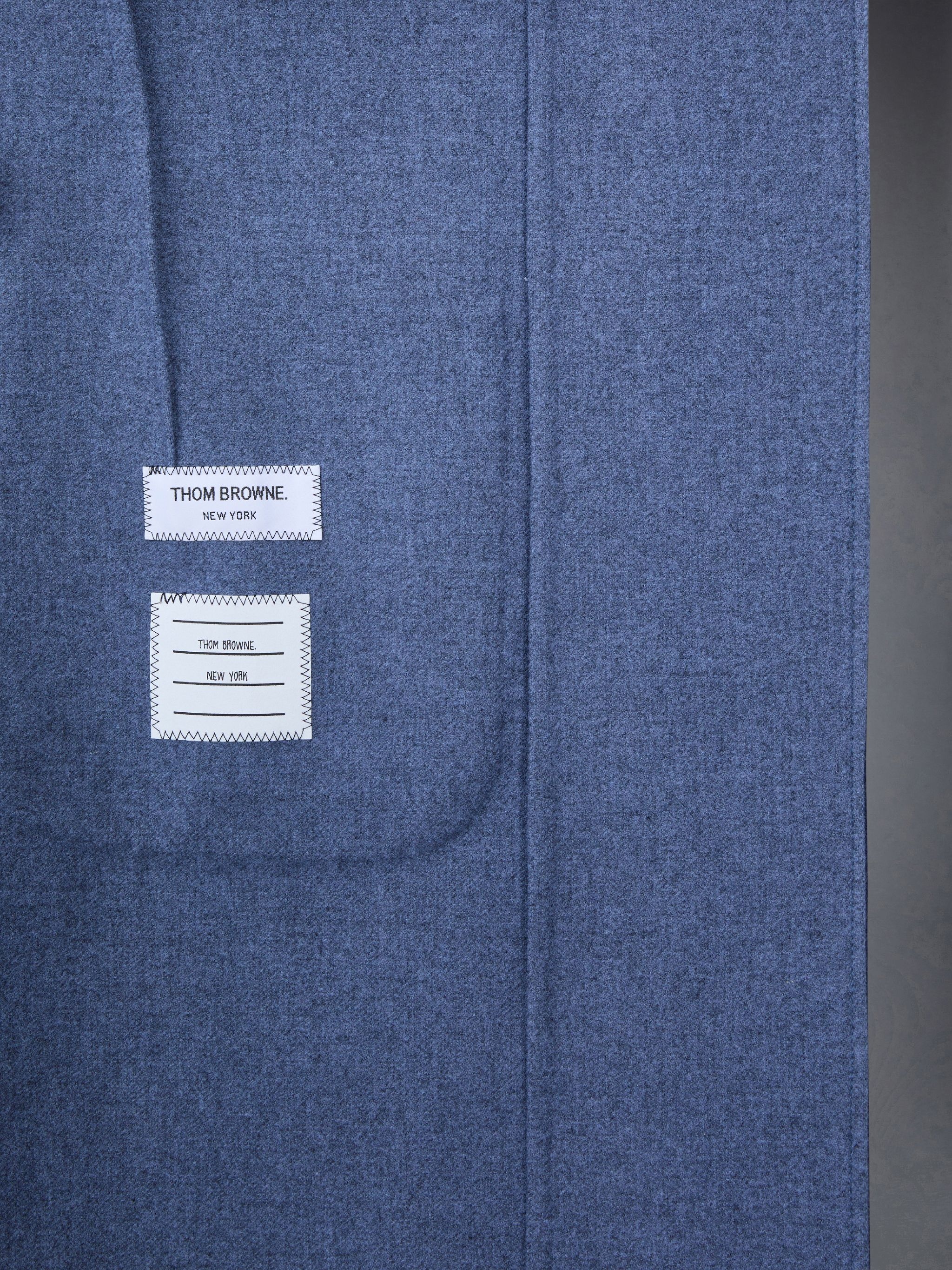 Fun-Mix Double Face Melton Elongated Sack Overcoat - 8