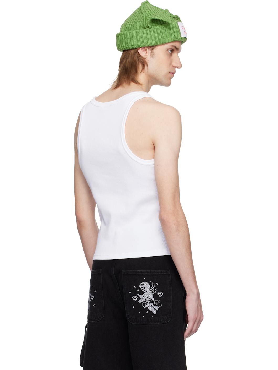 White Logo Tank Top - 3