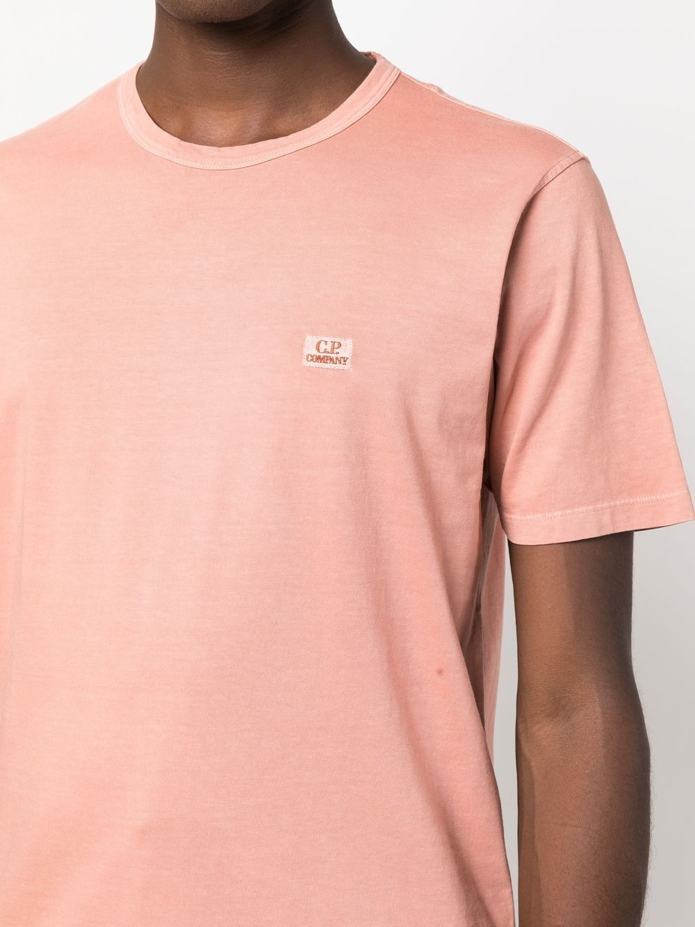 embroidered-logo detail T-shirt - 5