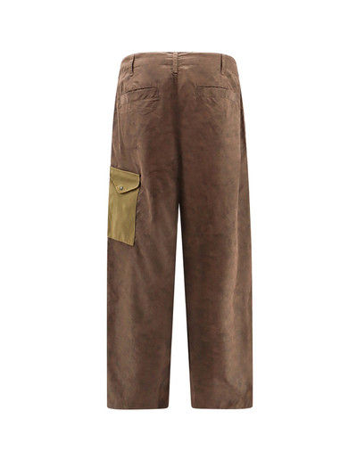 Ten C Nylon blend trouser with all-over print outlook
