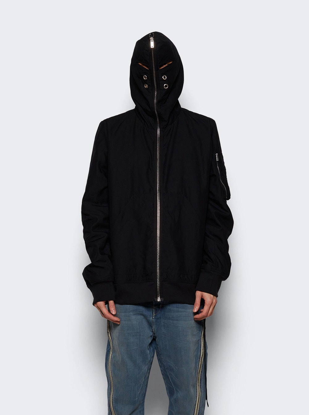 Gimp Flight Bomber Jacket Black - 5