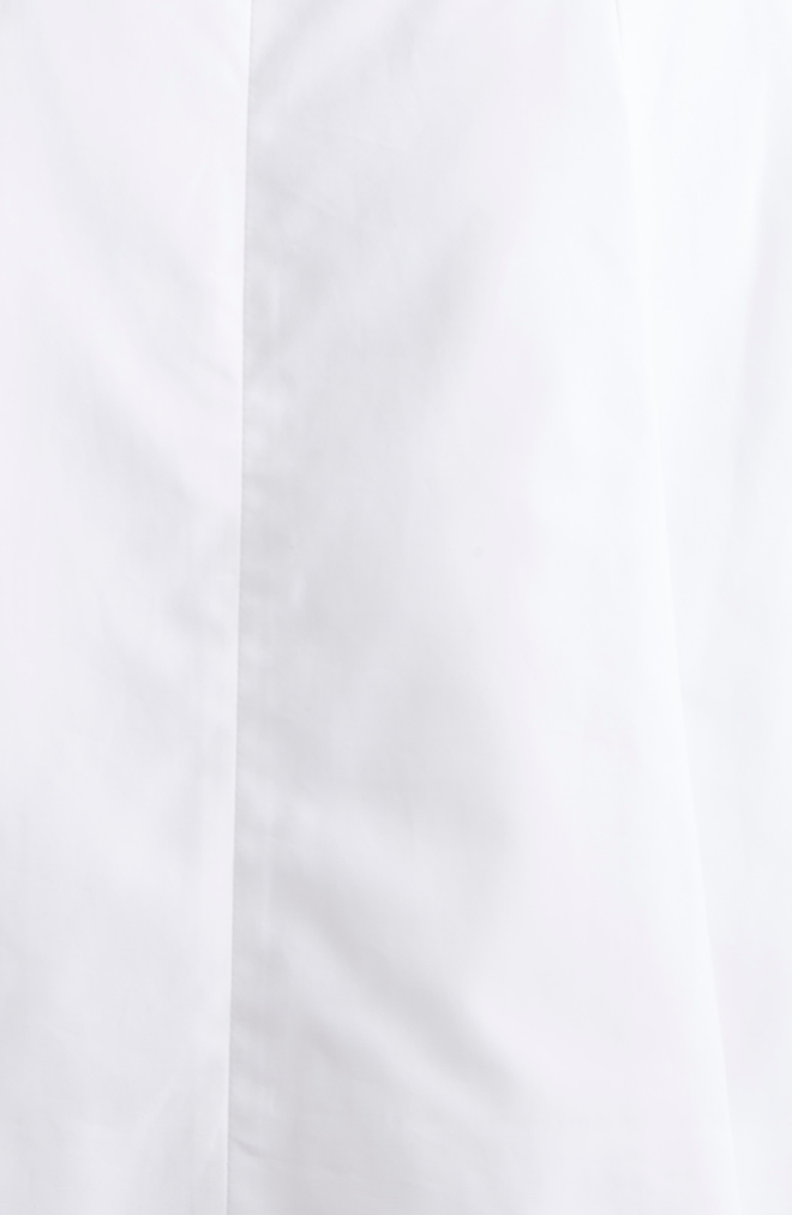Balmain A-line backless poplin dress in White at Nordstrom - 6